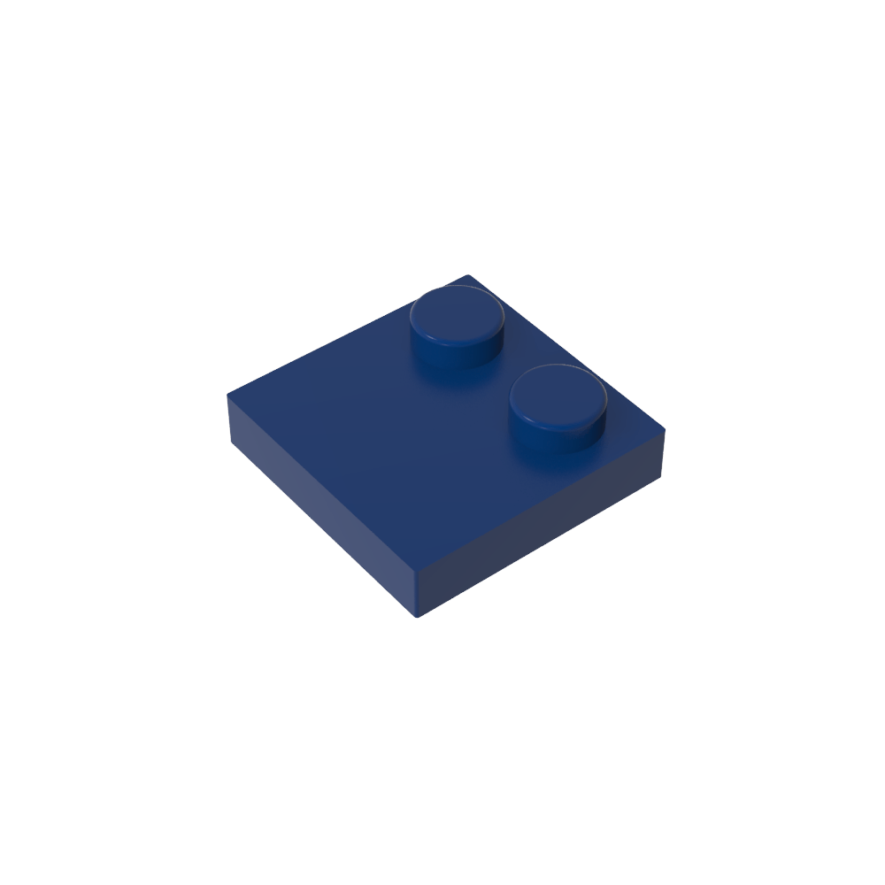 Placa Especial 2 x 2 con Solo 2 tacos-MyGobricksEs