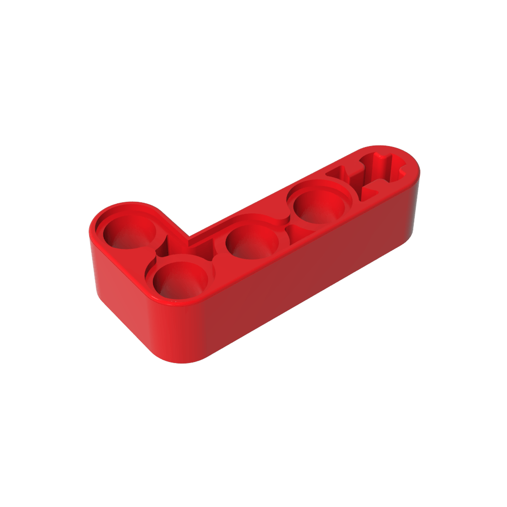 Viga técnica 2 x 4 en forma de L gruesa-MyGobricksEs