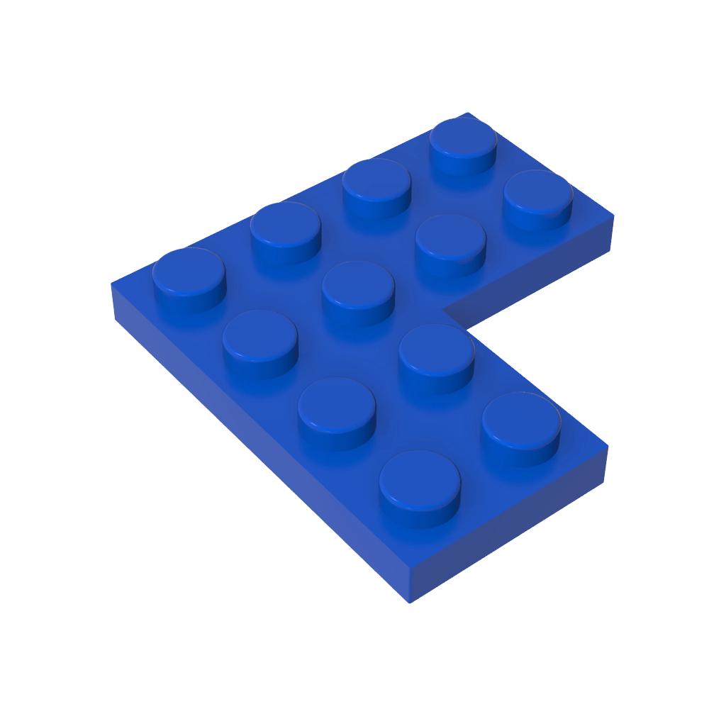 Placa 4 x 4 Esquina-MyGobricksEs