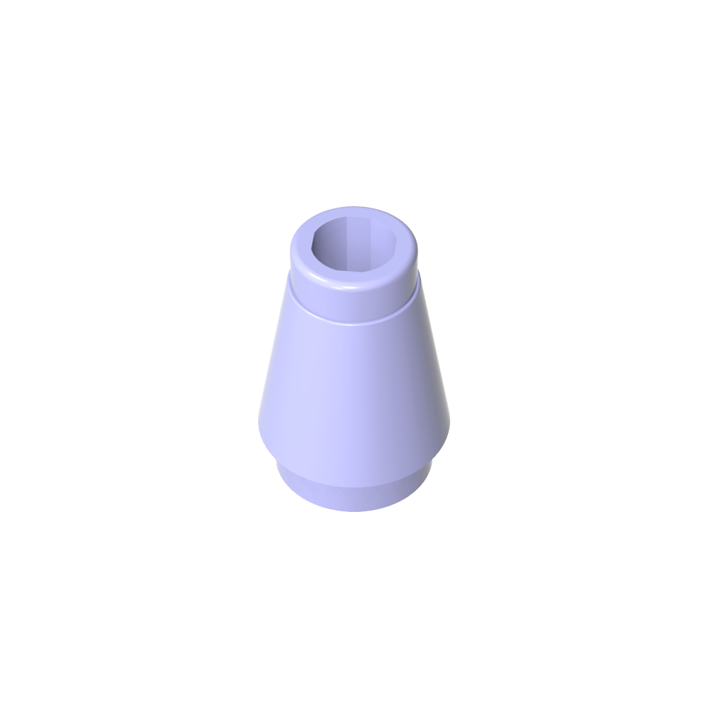 Cono 1 x 1 [Sin ranura superior]-MyGobricksEs