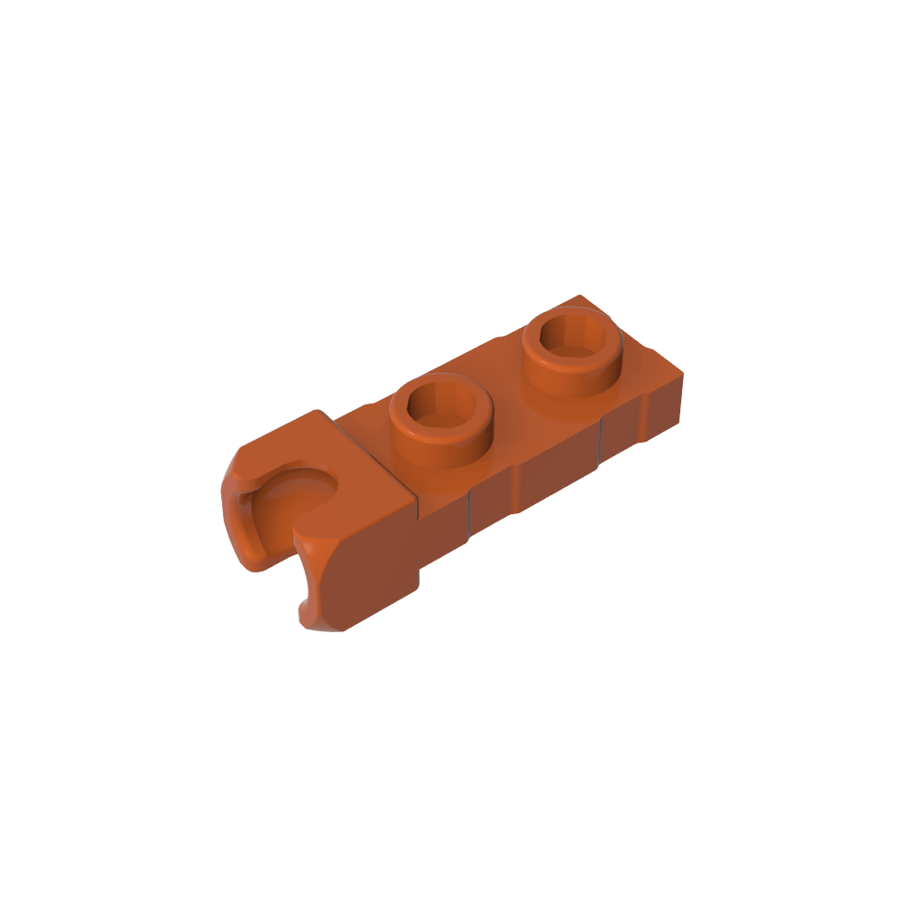 Placa especial 1 x 2 Copa de extremo de 5,9 mm-MyGobricksEs