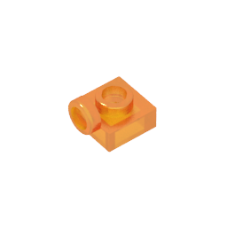 Placa especial 1 x 1 con tacos en el lateral-MyGobricksEs