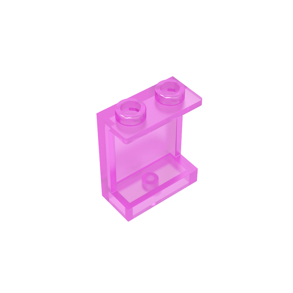 Panel 1 x 2 x 2 [Soportes laterales / Montantes huecos]-MyGobricksEs
