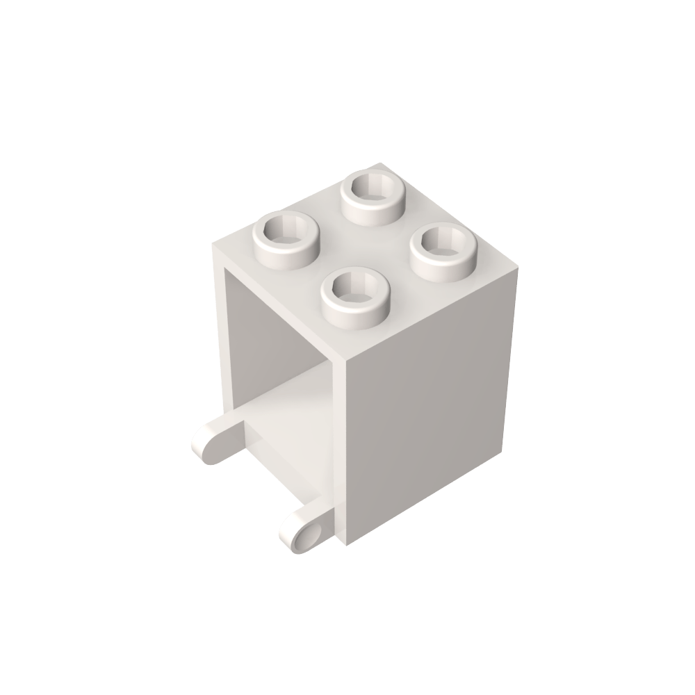 Caja 2 x 2 x 2 [Pernos Huecos]-MyGobricksEs