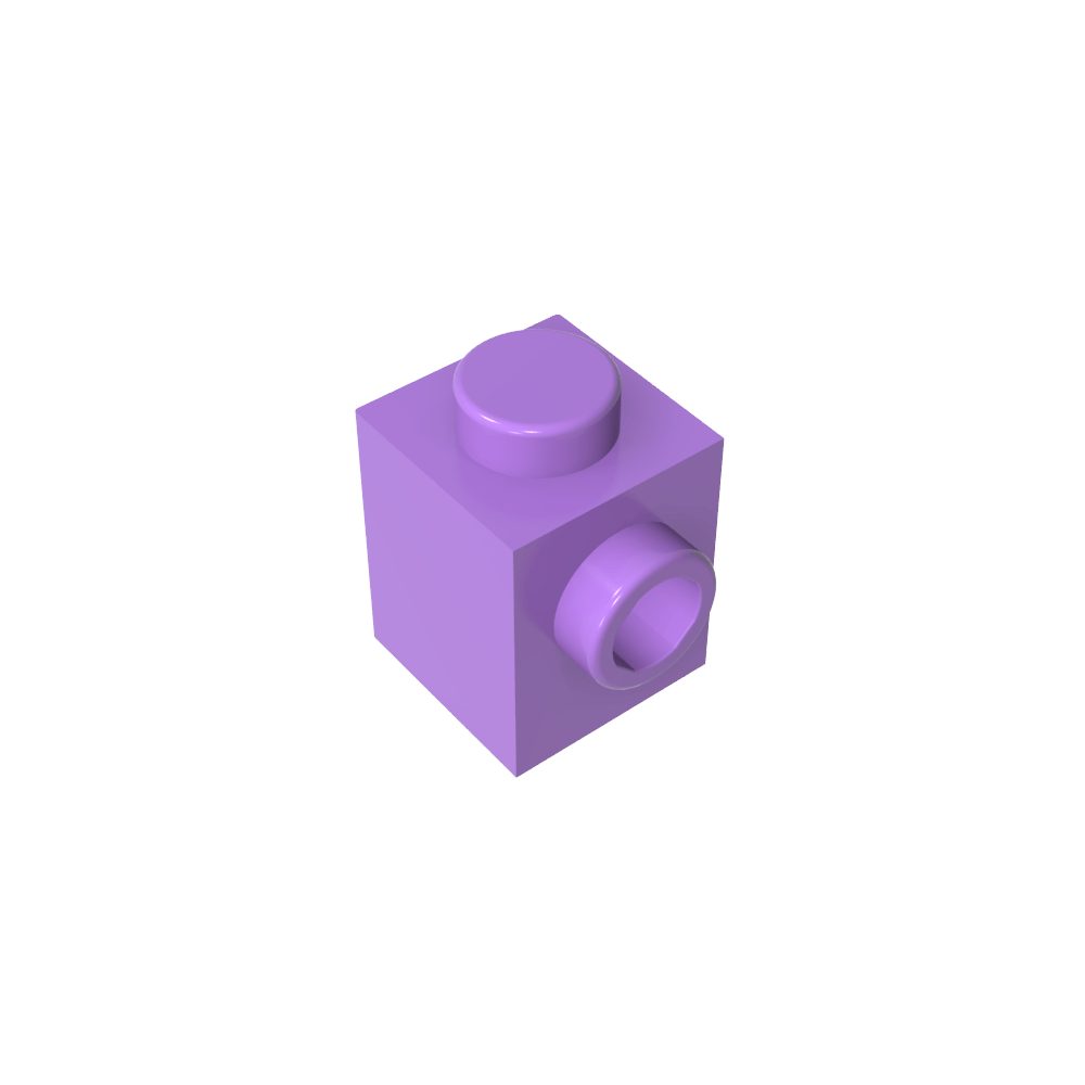 Ladrillo especial 1 x 1 con perno en 1 lado-MyGobricksEs