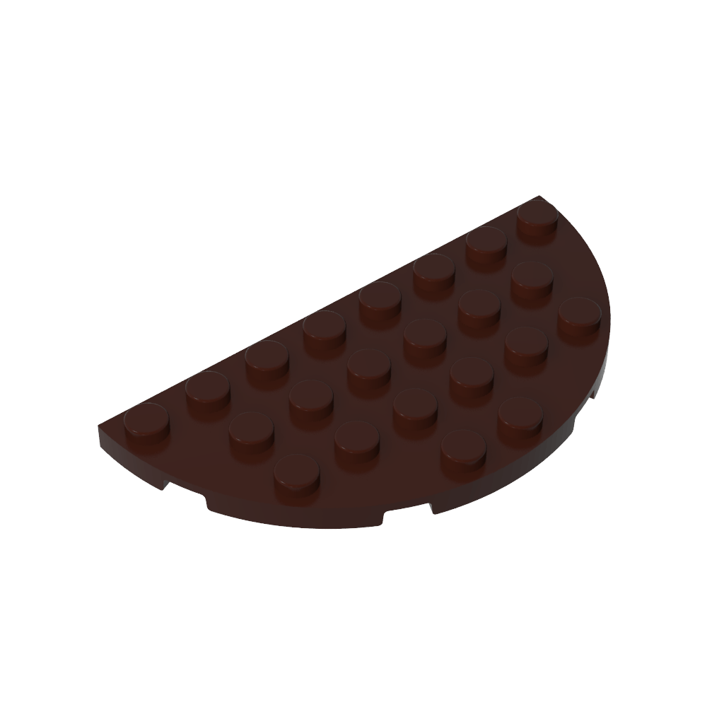 Placa Esquina Redonda 4 x 8 Doble-MyGobricksEs