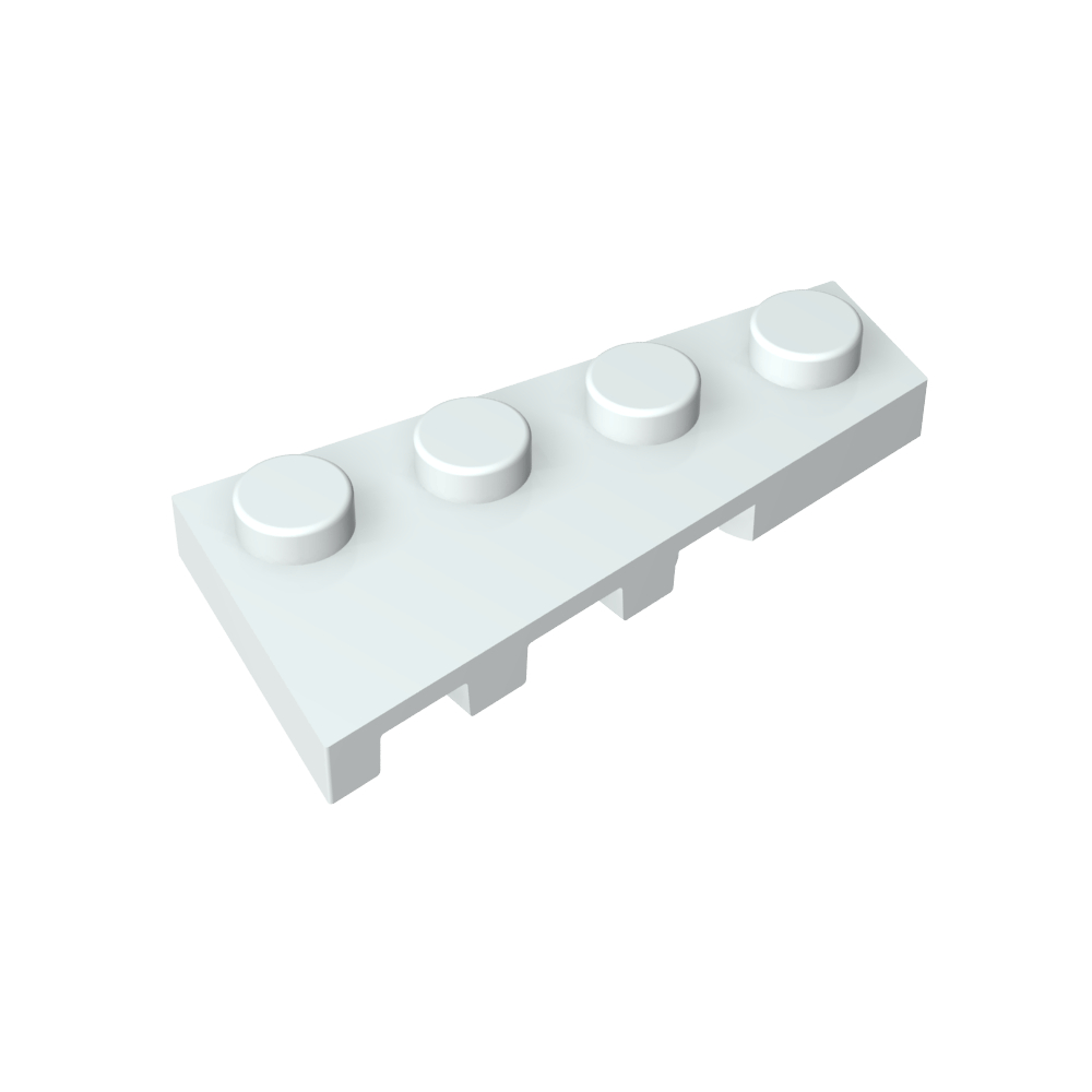 Placa de cuña 4 x 2 derecha-MyGobricksEs