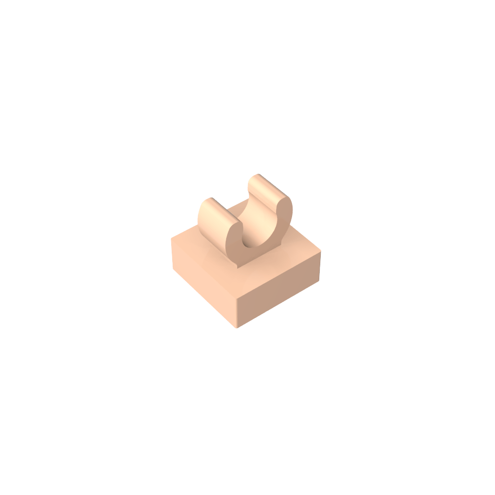 Azulejo Especial 1 x 1 con Clip con Bordes Redondeados-MyGobricksEs