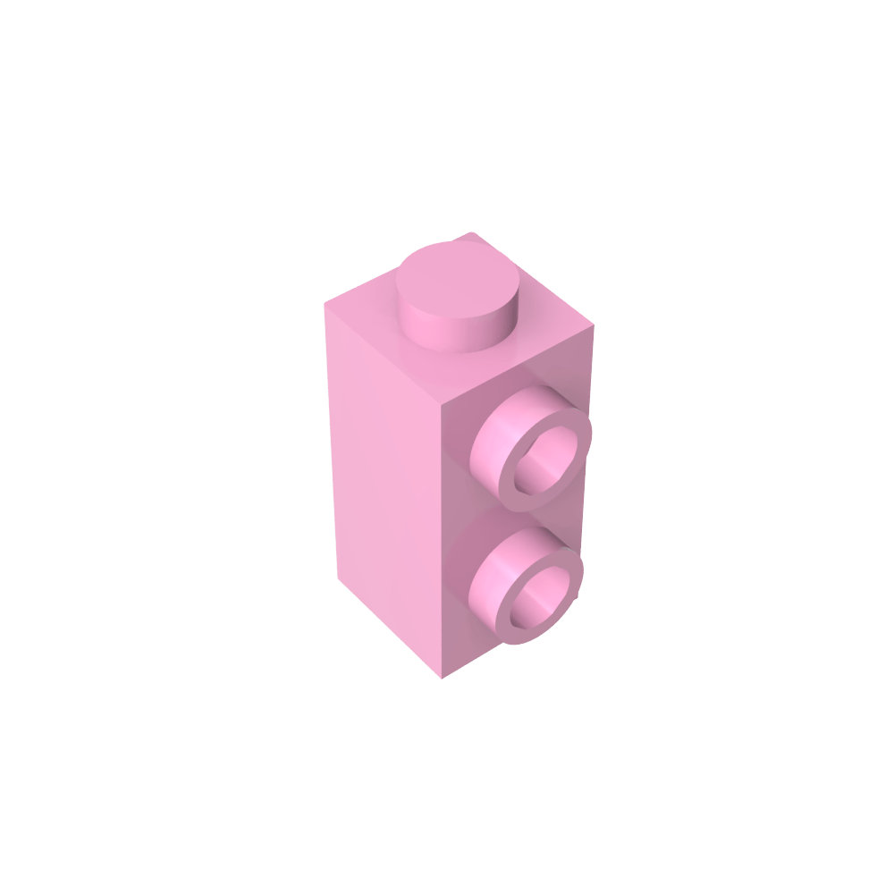 Ladrillo especial 1 x 1 x 1 2/3 con montantes en 1 lado-MyGobricksEs