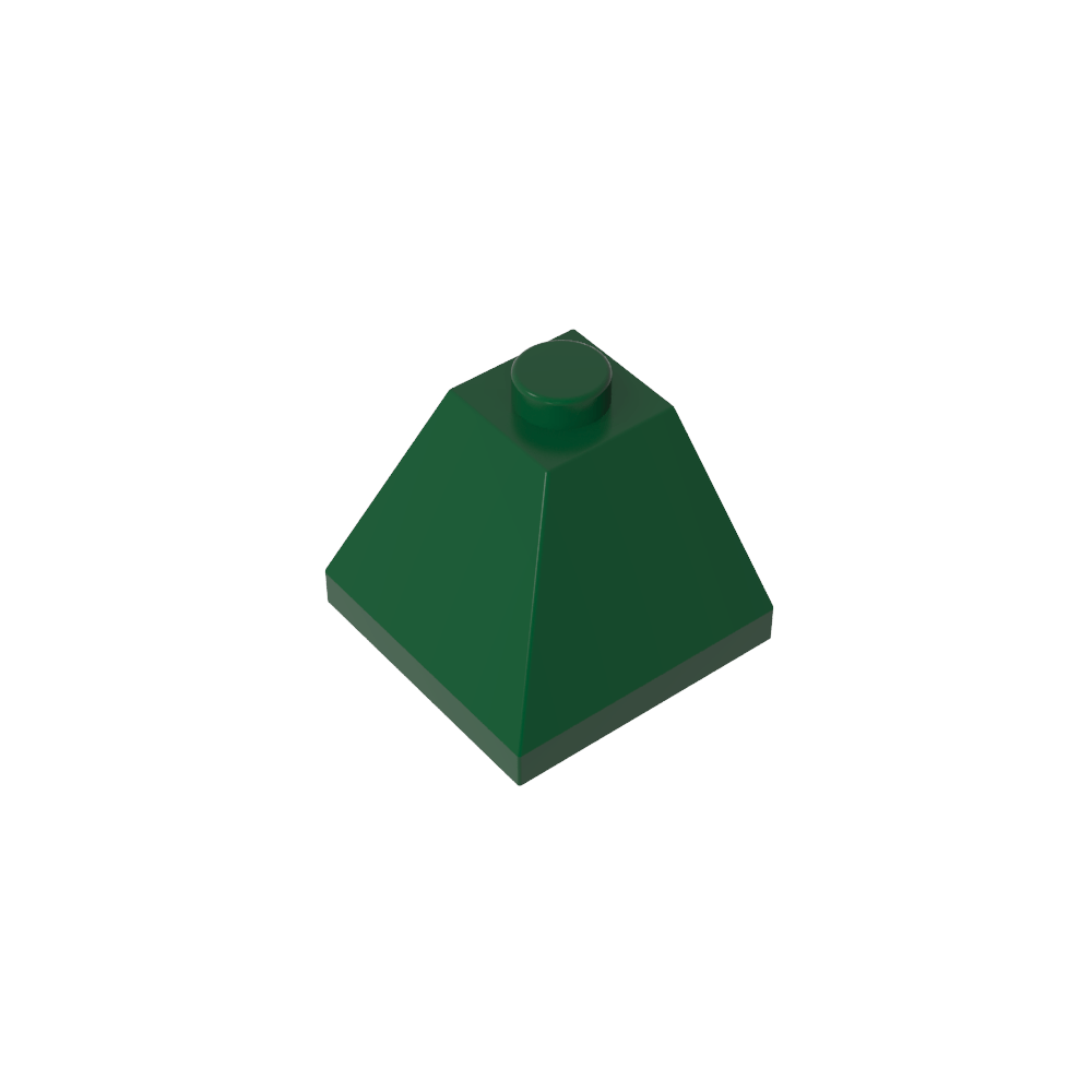 Pendiente 45° 2 x 2 Doble Convexa-MyGobricksEs