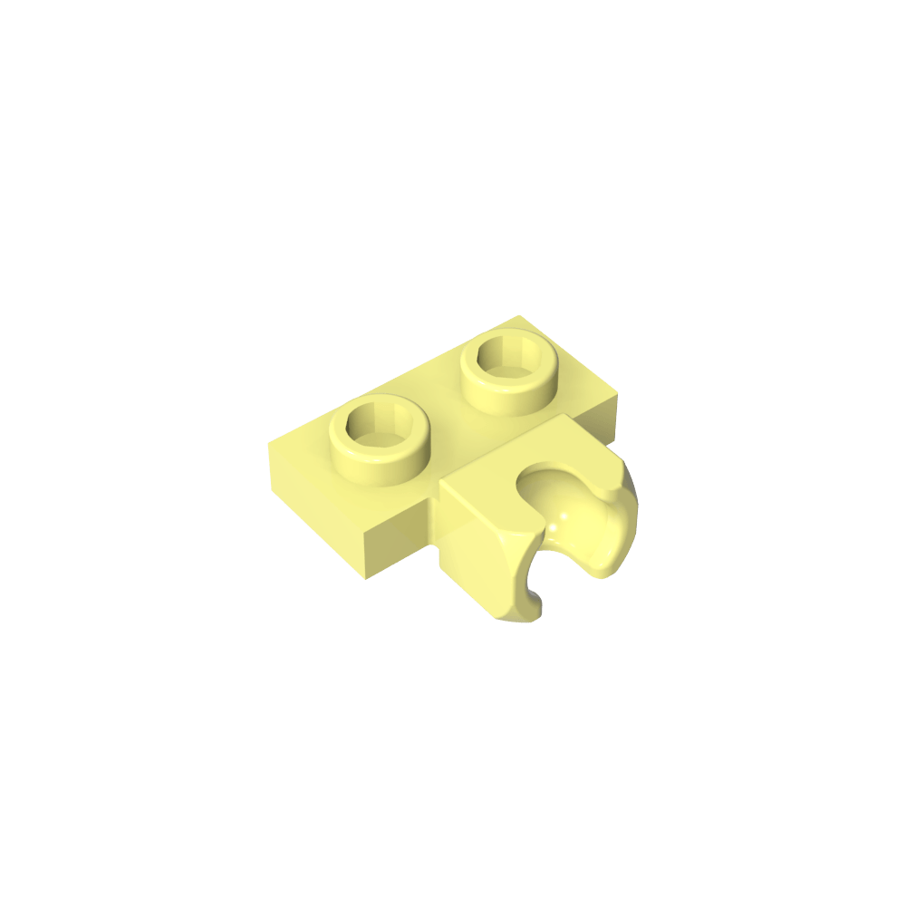 Placa especial 1 x 2 Copa lateral central de 5,9 mm-MyGobricksEs