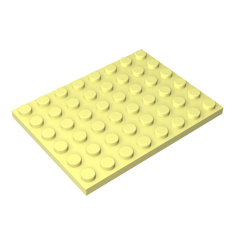 Placa 6 x 8-MyGobricksEs