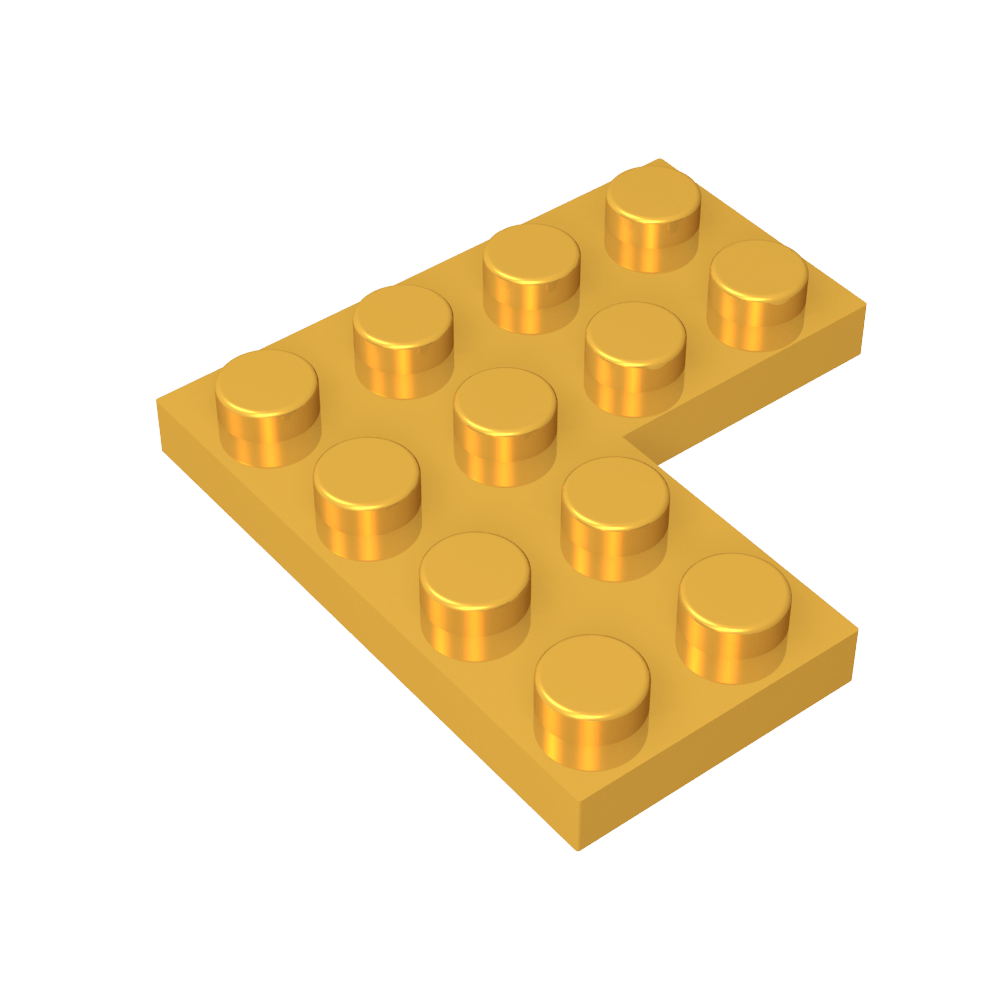 Placa 4 x 4 Esquina-MyGobricksEs