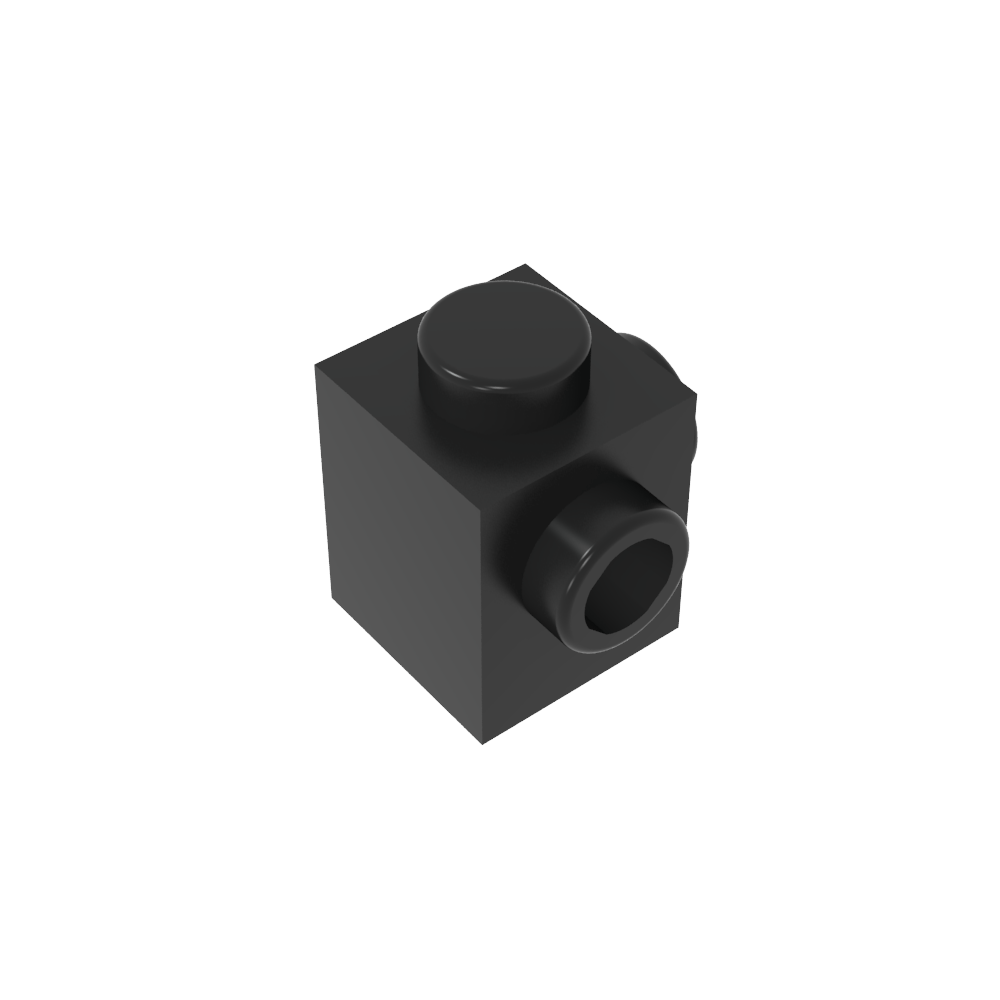 Ladrillo especial 1 x 1 con montantes en 2 lados adyacentes-MyGobricksEs