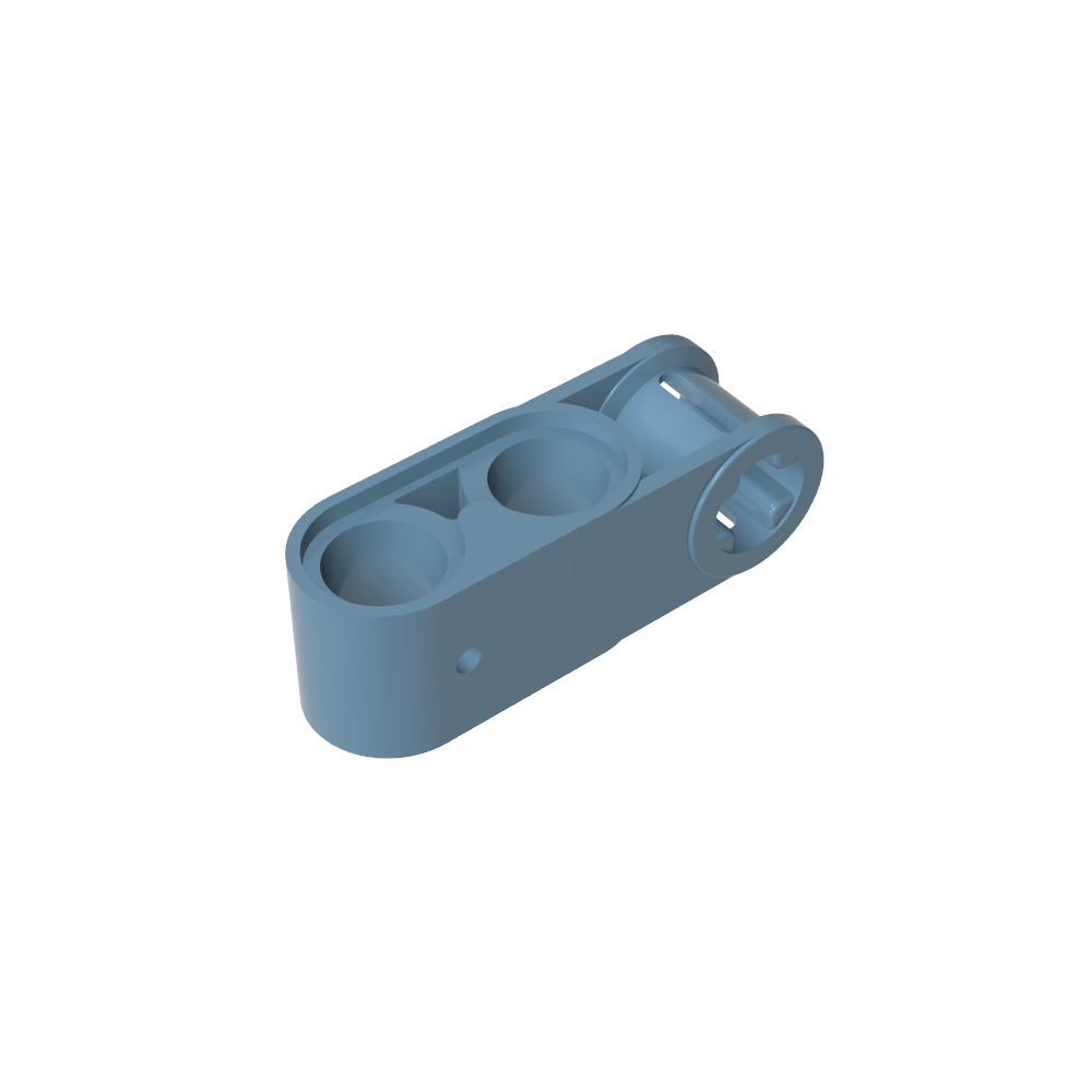 Conector de eje y pasador Technic perpendicular 3L con 2 orificios para pasadores-MyGobricksEs