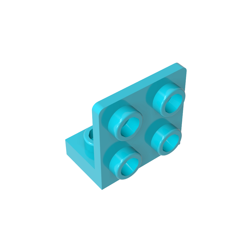 Soporte 1 x 2 - 2 x 2 Invertido-MyGobricksEs