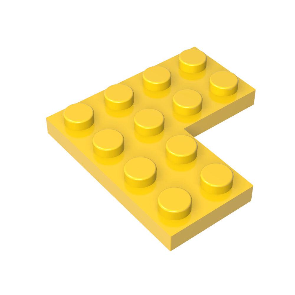 Placa 4 x 4 Esquina-MyGobricksEs