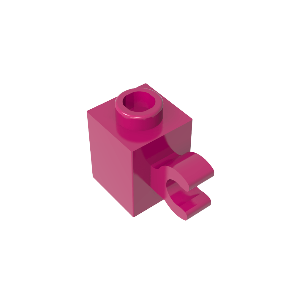 Ladrillo Especial 1 x 1 con Clip Horizontal-MyGobricksEs