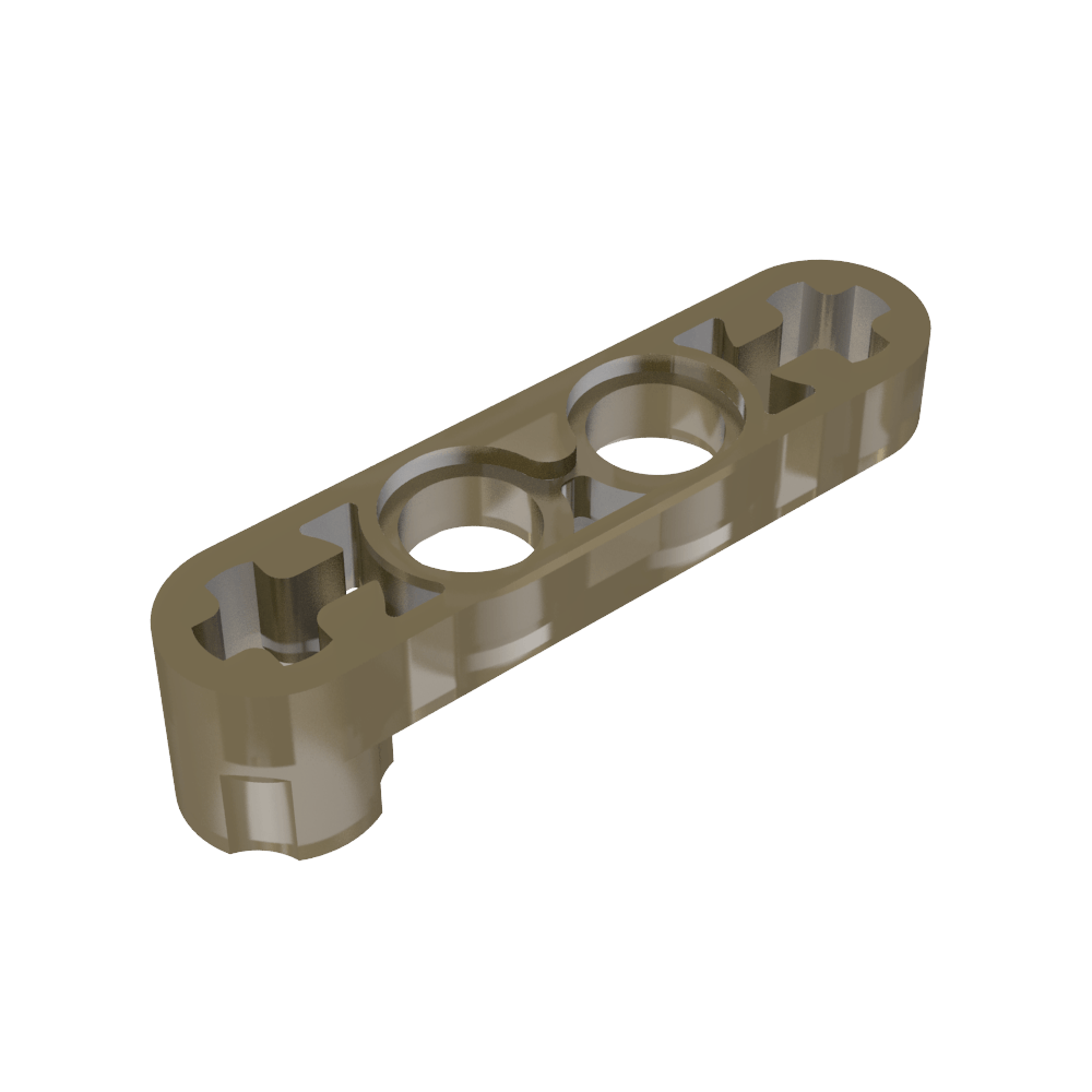 Viga técnica 1 x 4 delgada con conector de perno-MyGobricksEs