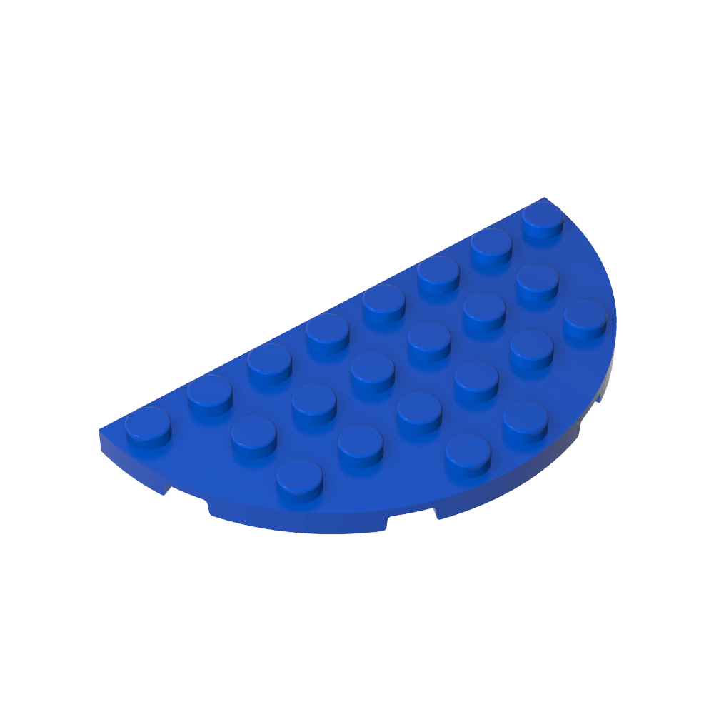 Placa Esquina Redonda 4 x 8 Doble-MyGobricksEs