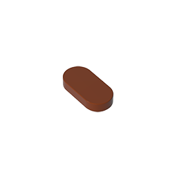 1x2 oval light panel