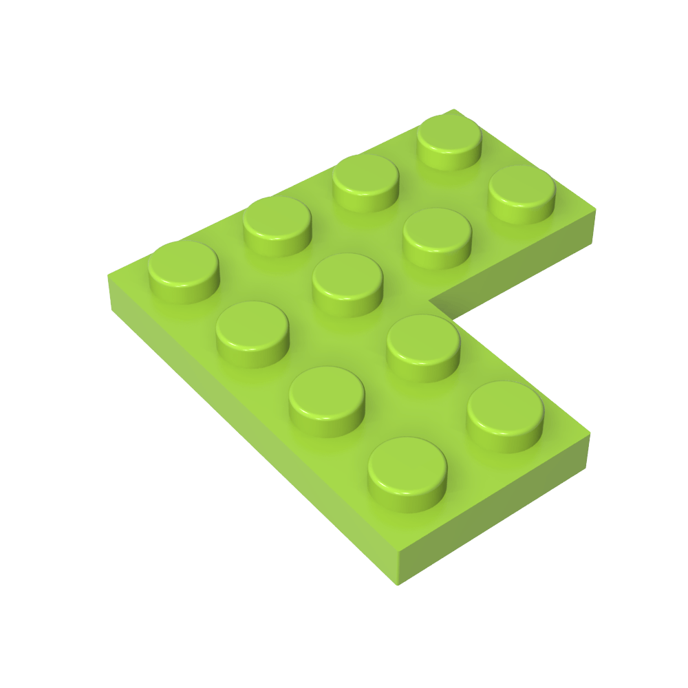 Placa 4 x 4 Esquina-MyGobricksEs