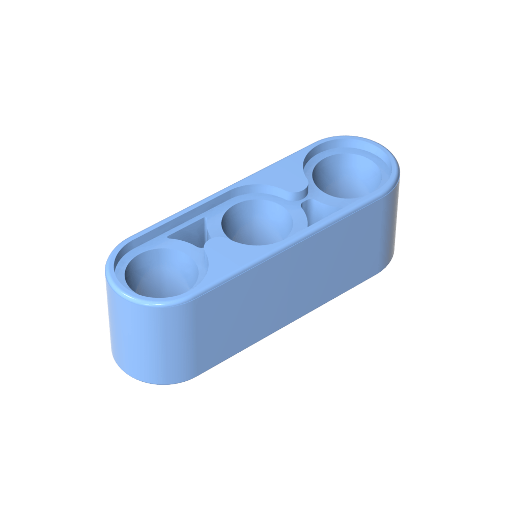 Viga técnica de 1 x 3 de espesor-MyGobricksEs