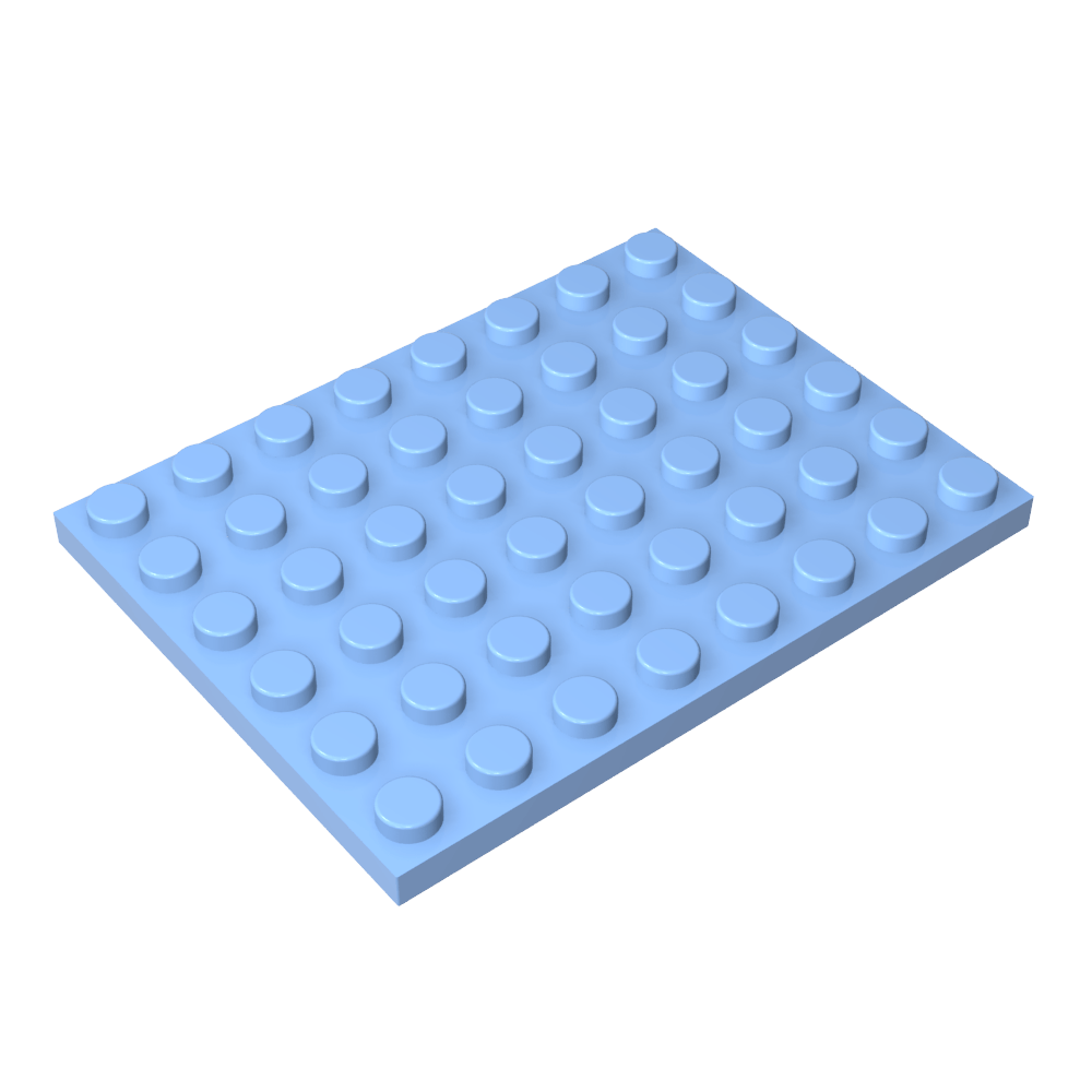 Placa 6 x 8-MyGobricksEs