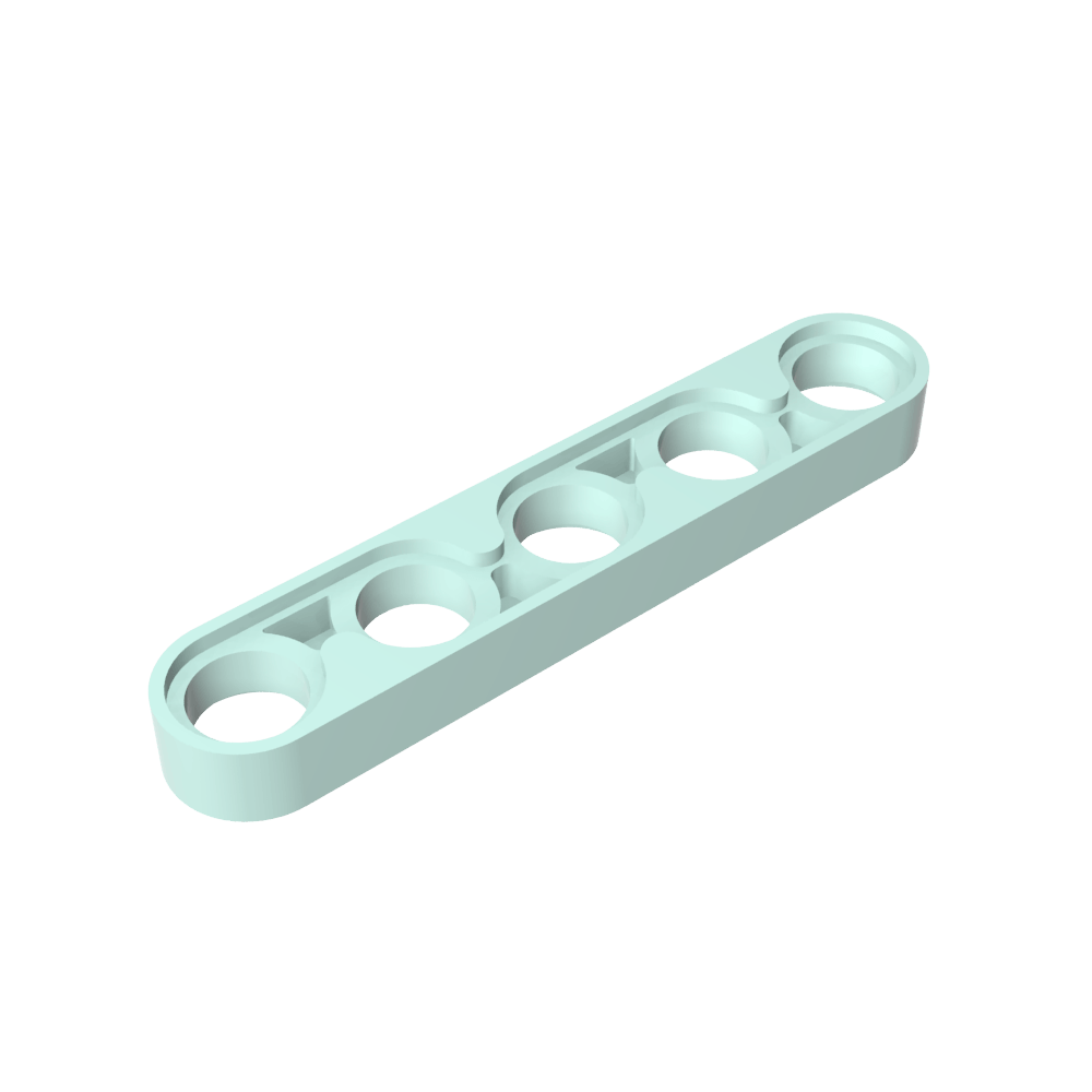 Viga técnica 1 x 5 delgada-MyGobricksEs