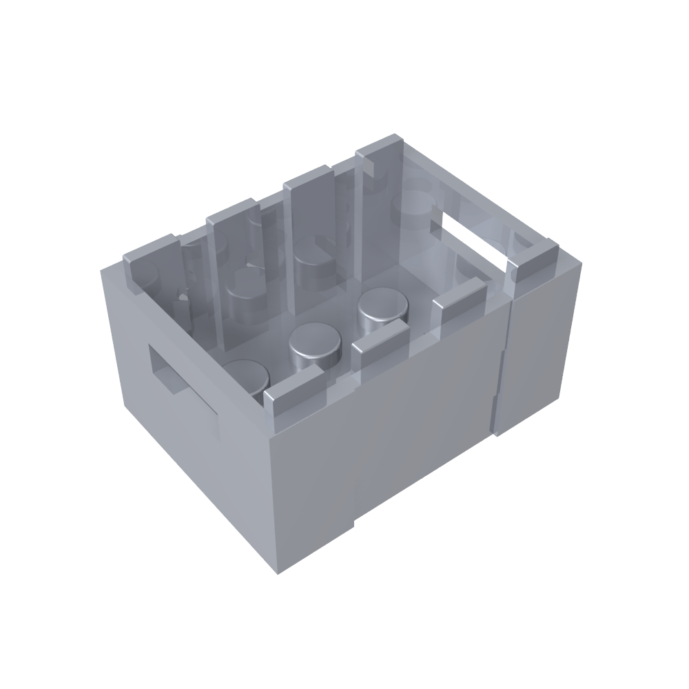 Caja / cajón con asideros-MyGobricksEs