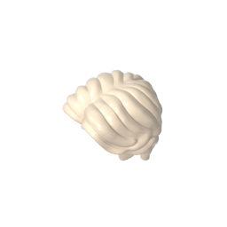 Figura, cabello corto ondulado con raya al medio-MyGobricksEs