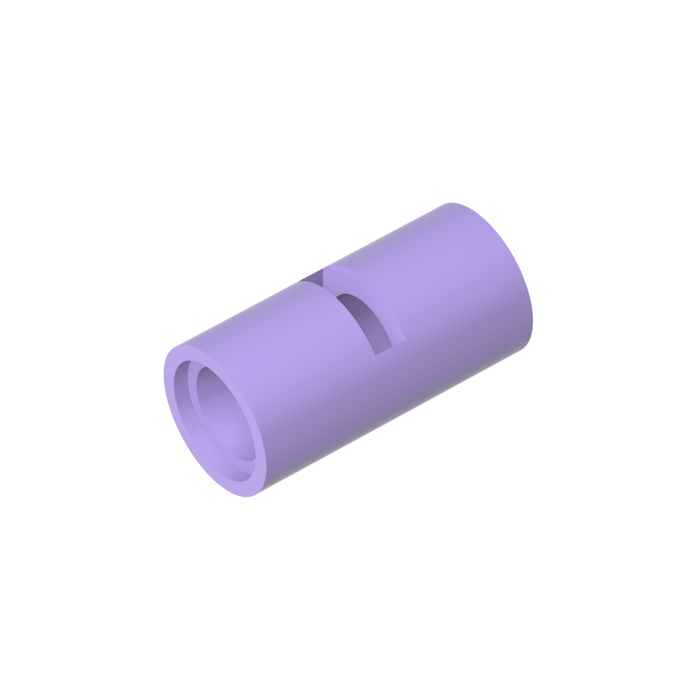 Conector de clavija Technic redondo [ranurado]-MyGobricksEs