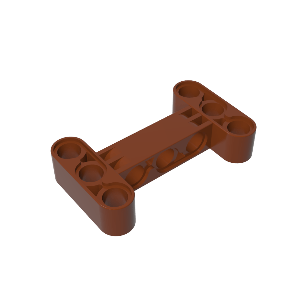 Viga técnica de 3 x 5 de espesor [orificios de viga central desplazados a 90°]-MyGobricksEs