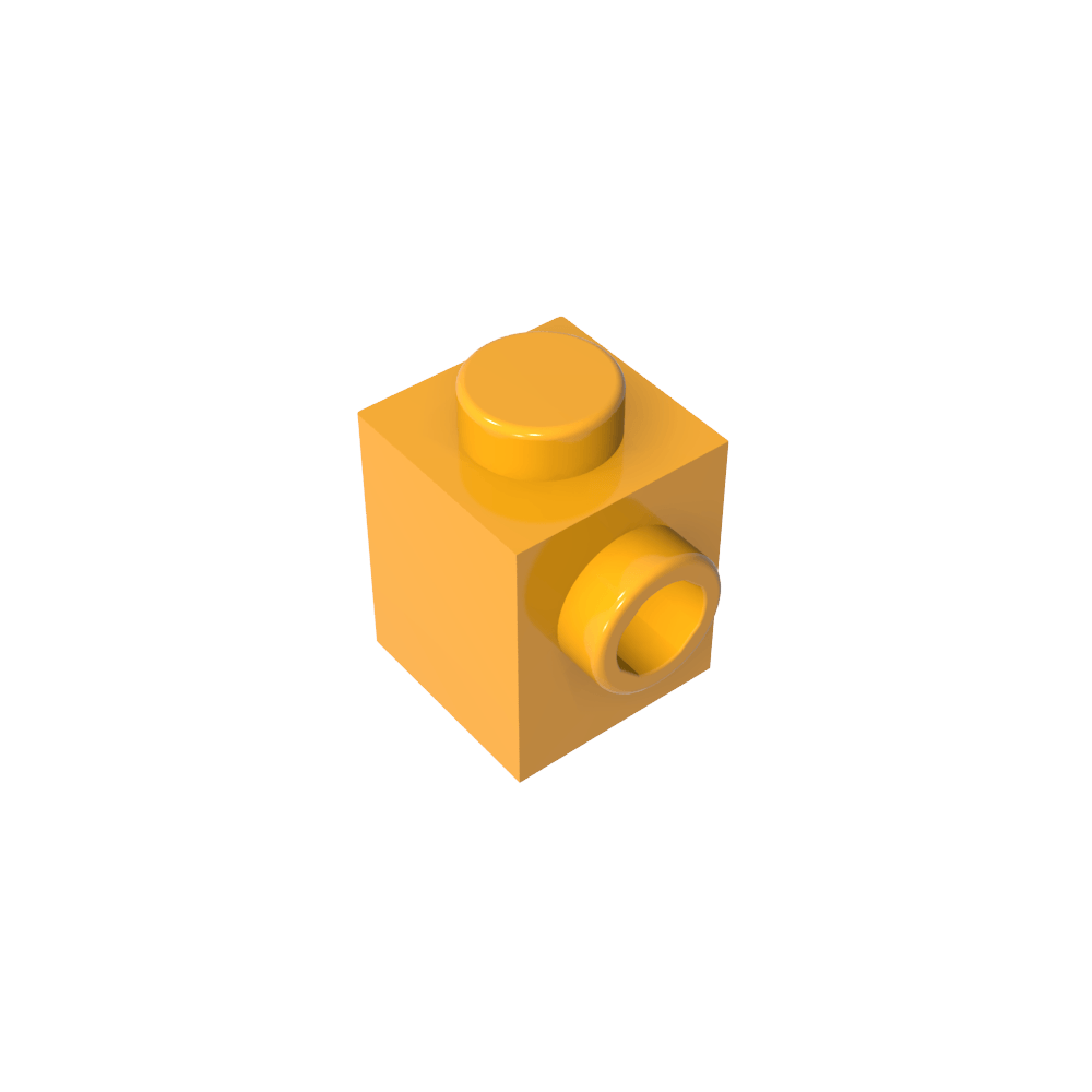 Ladrillo especial 1 x 1 con perno en 1 lado-MyGobricksEs