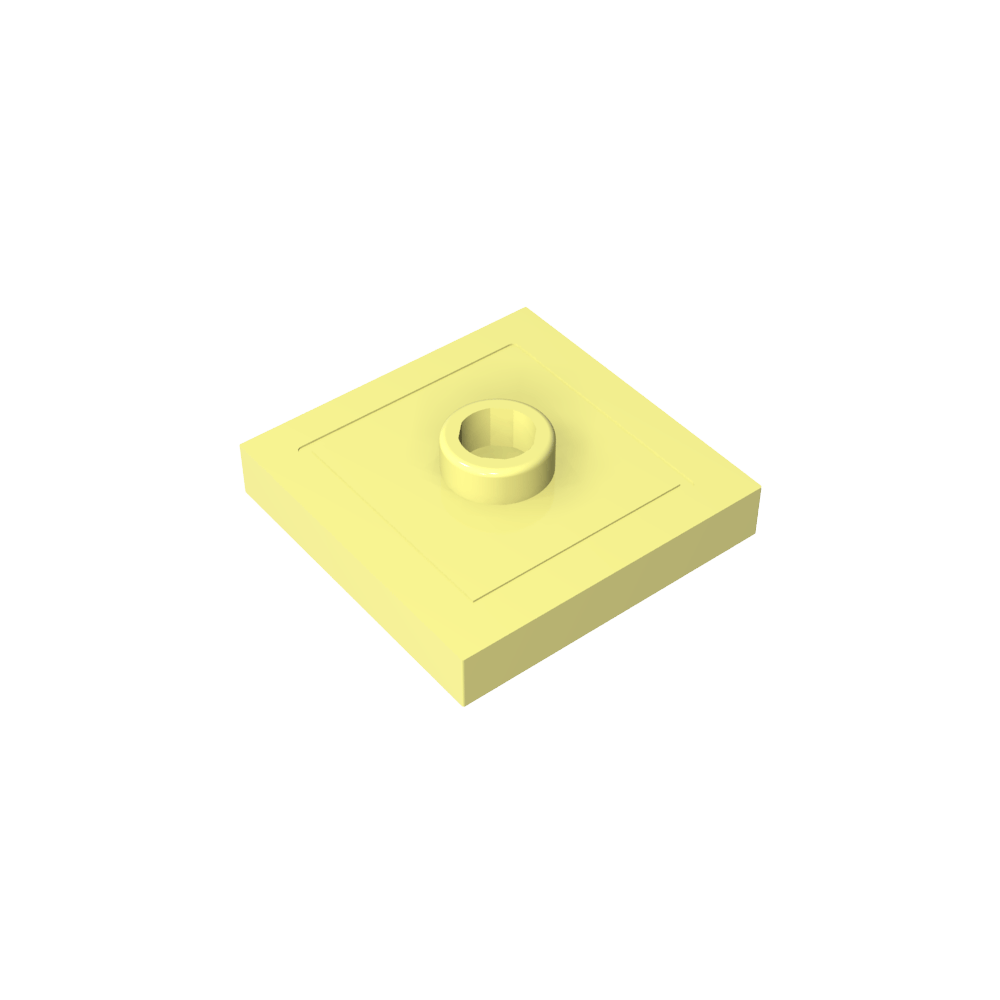Placa especial 2 x 2 con ranura y perno central (puente)-MyGobricksEs