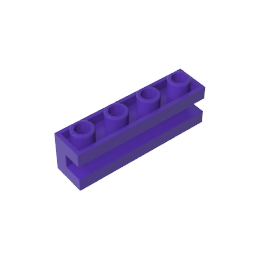 Ladrillo Especial 1 x 4 con Ranura-MyGobricksEs