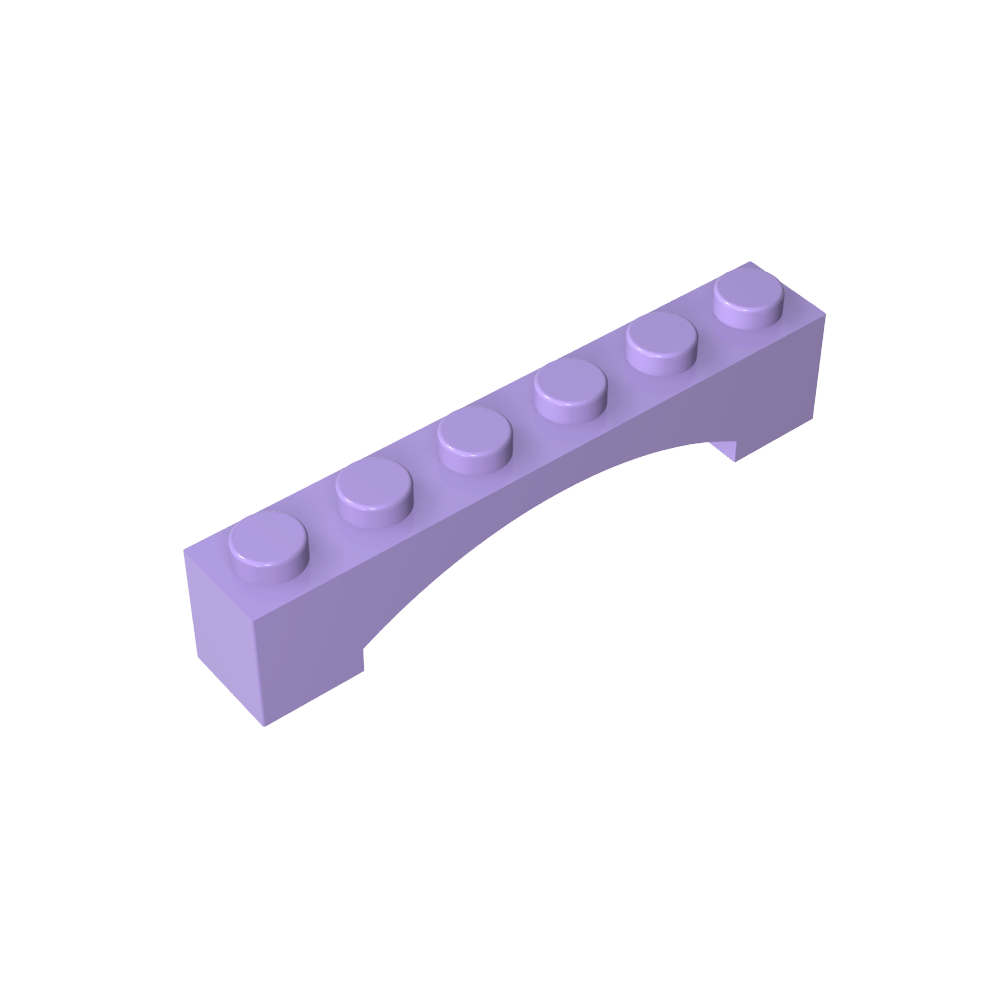 Arco de Ladrillo 1 x 6 Arco Elevado-MyGobricksEs