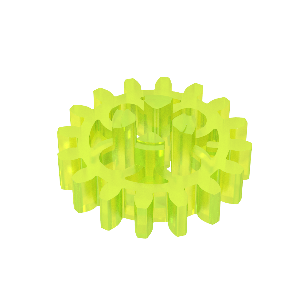 Engranaje Technic de 16 dientes con agujeros redondos [estilo antiguo]-MyGobricksEs