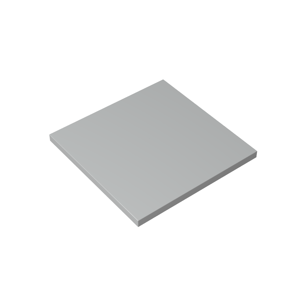 Azulejo de 6 x 6 con tubos inferiores-MyGobricksEs