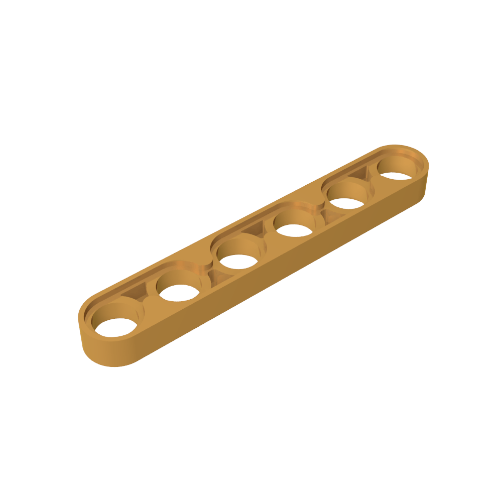 Viga técnica 1 x 6 delgada-MyGobricksEs