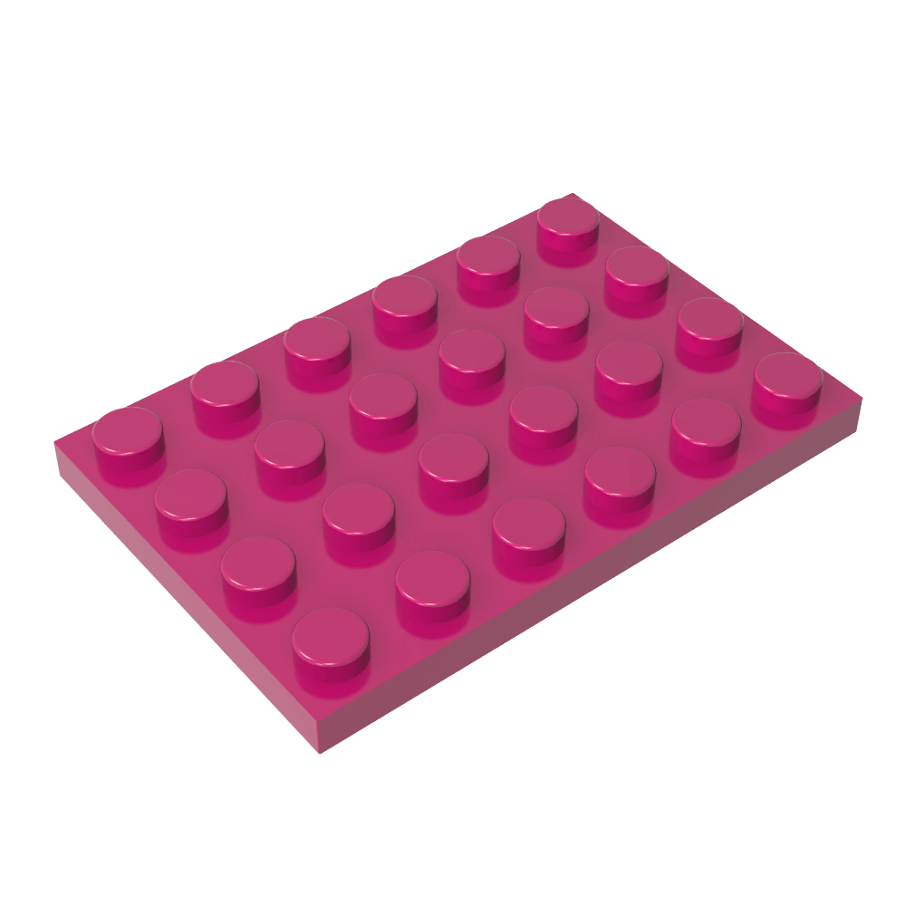 Placa 4 x 6-MyGobricksEs