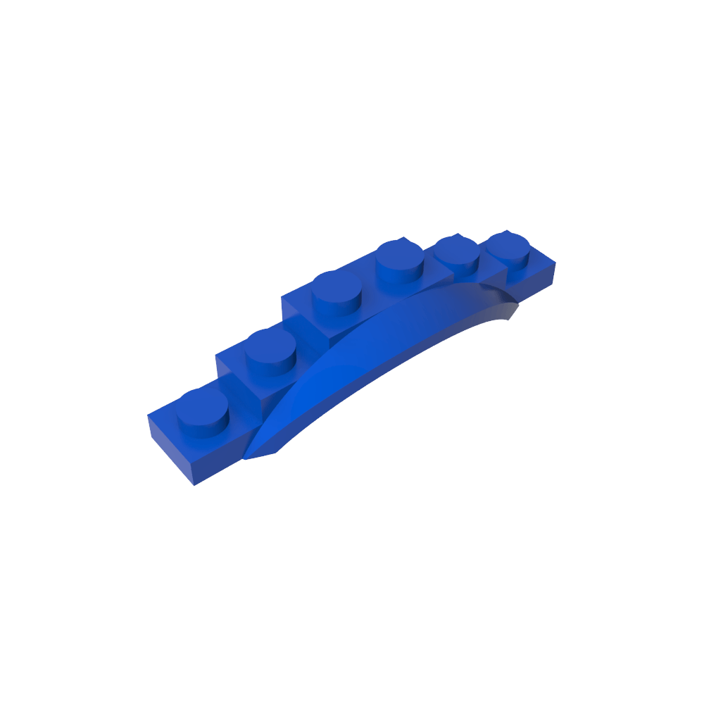 Paso de rueda, guardabarros, 1 1/2 x 6 x 1 [Arco extendido]-MyGobricksEs