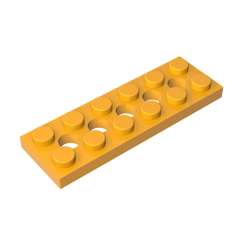 Placa técnica 2 x 6 [5 agujeros]-MyGobricksEs