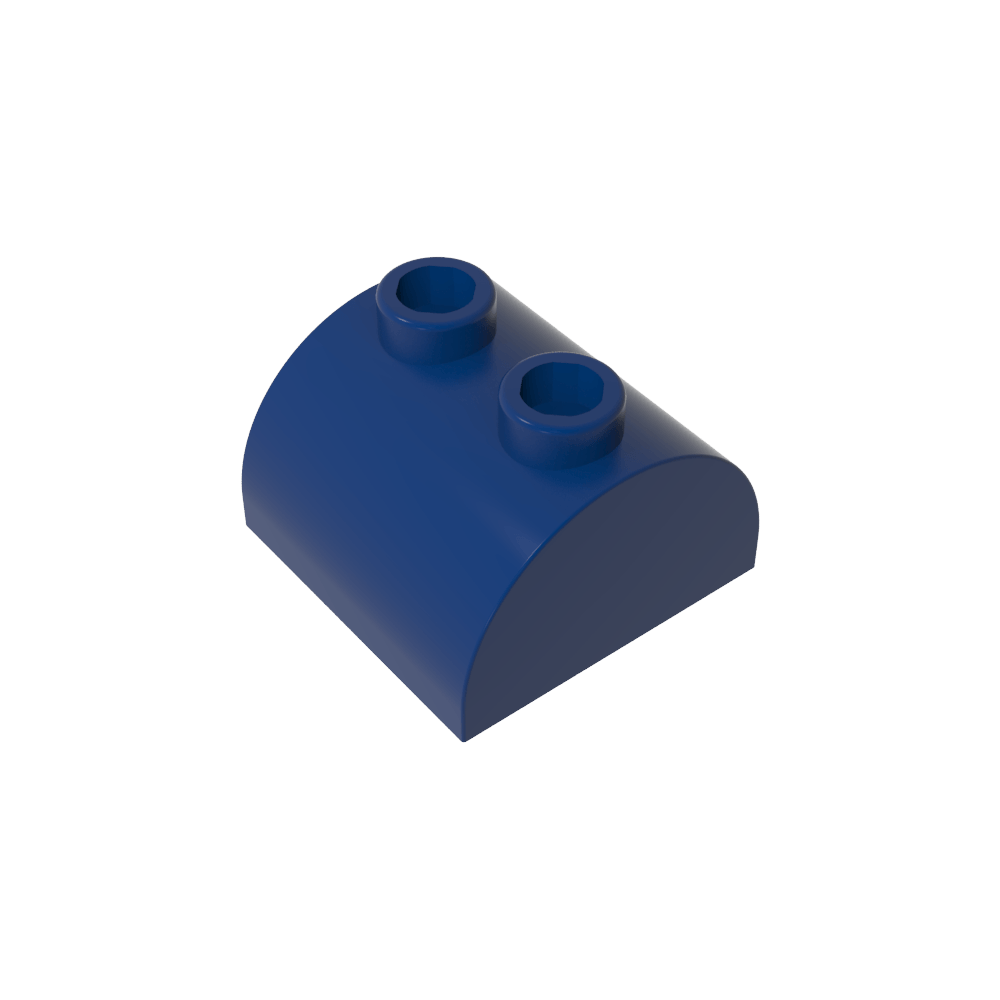 Ladrillo curvo 2 x 2 con dos montantes superiores-MyGobricksEs