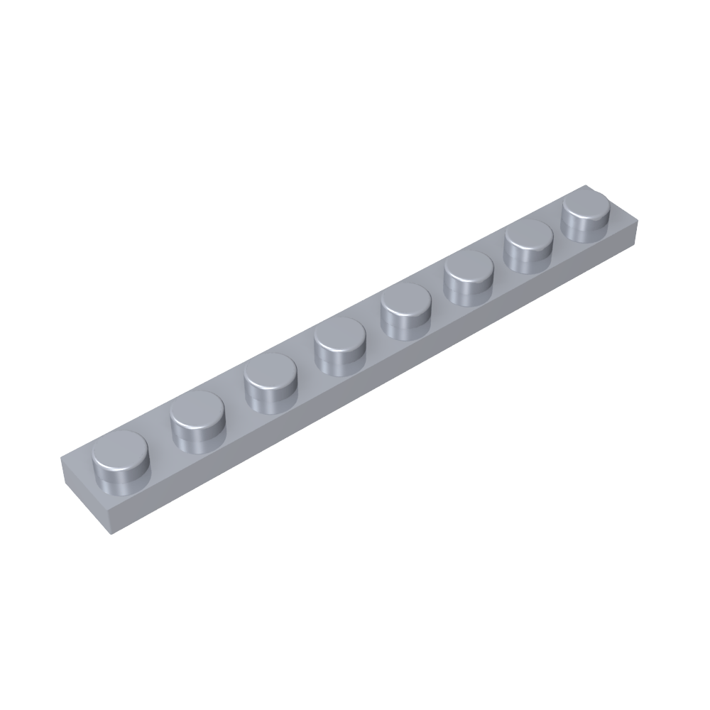 Placa 1 x 8 #3460-MyGobricksEs