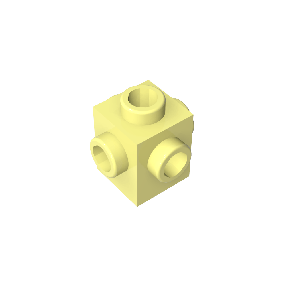Ladrillo especial 1 x 1 pernos en los 4 lados-MyGobricksEs