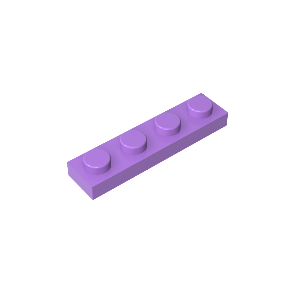 Placa 1 x 4-MyGobricksEs