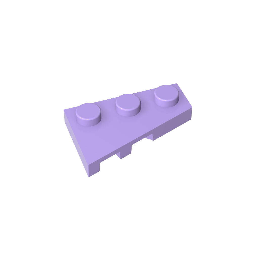 Placa de cuña 3 x 2 derecha-MyGobricksEs