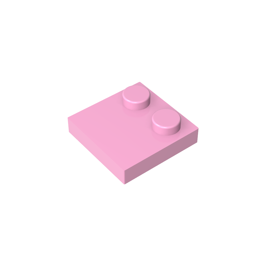 Placa Especial 2 x 2 con Solo 2 tacos-MyGobricksEs
