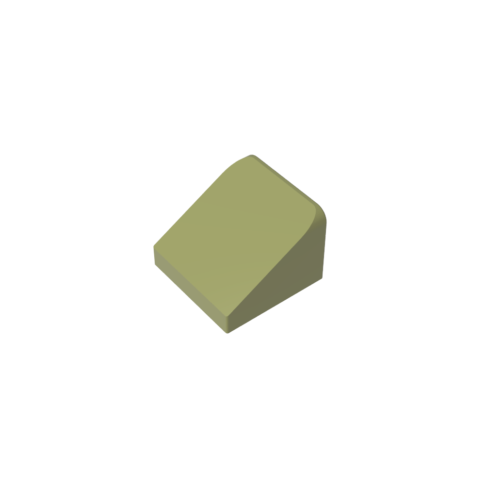 Pendiente 30° 1 x 1 x 2/3 (Pendiente de queso), Pendiente 30 1 x 1 Pendiente-MyGobricksEs